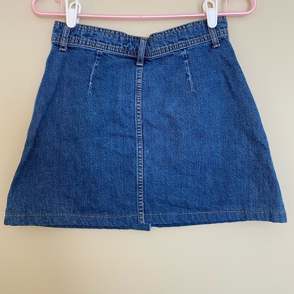 Zara Woman Button-front Denim Mini Skirt - SM - Picture 2 of 4